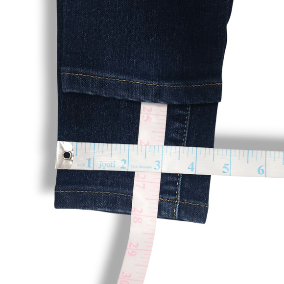 EUC Athleta Sculptek Stretch High Rise Ultra Skinny Jeans Sz 0[25] x28 True Blue - Picture 10 of 11